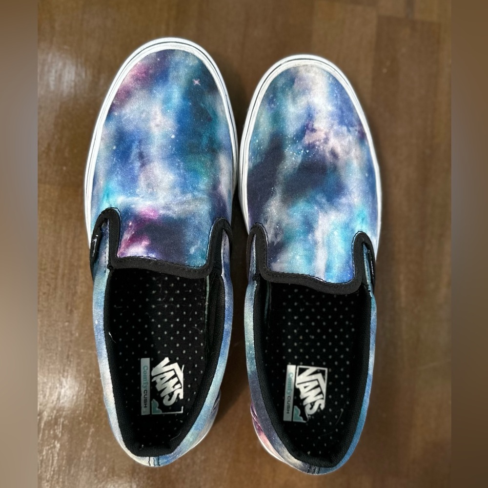 Vans Galaxy Youth Size 6 Slip ons